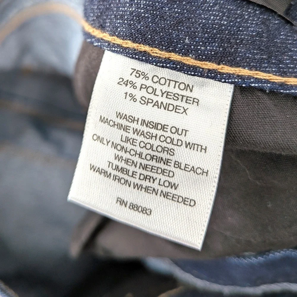 Signature Studio Maddie Ankle Skinny Jeans Size 8 Dark Wash Stretch‎ Minimalist